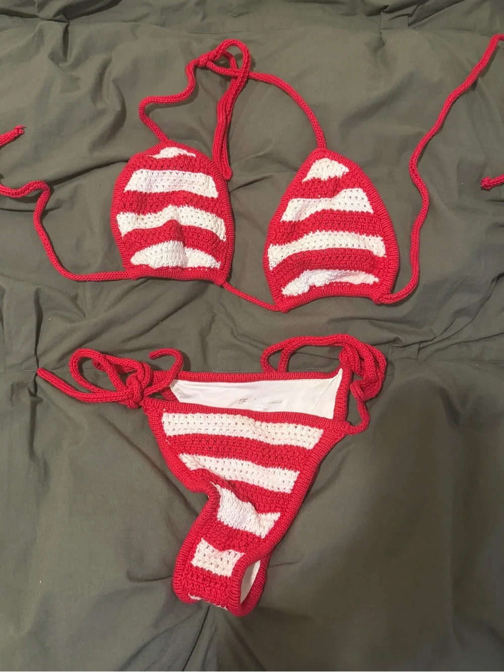 Frankie's Bikinis Nick Crochet Top & Mackenzie Crochet Bottoms